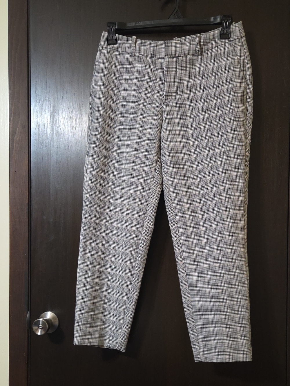 a new day ladies black and white plaid pants 6